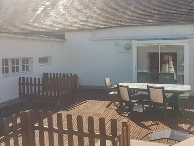 outside