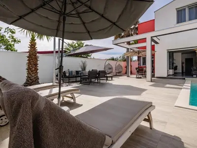 outside