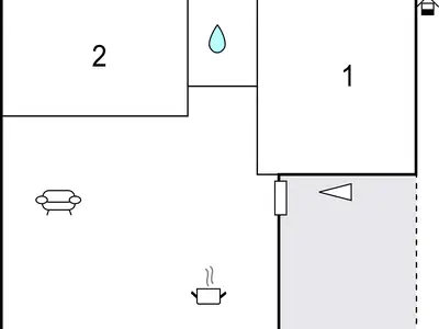 Ferienhaus für 4 Personen (54 m²) in Wallendorf 1/10