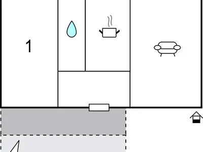 Ferienhaus für 3 Personen (43 m²) in Harzgerode 1/10