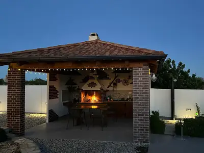 outside