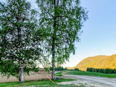 outside