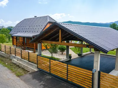 outside