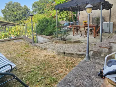 outside