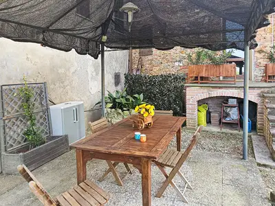 outside
