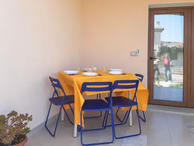 outside