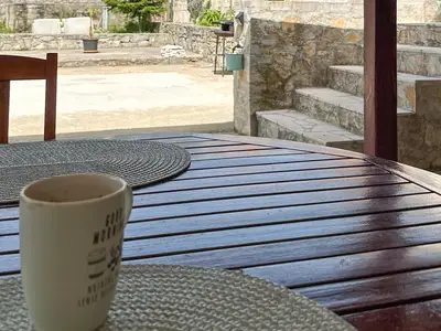 outside