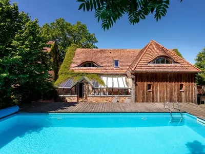 Feriengut Welzin mit Pool, Sauna und Wintergarten