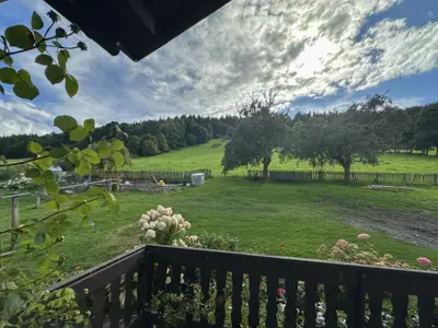 Aussicht vom Ferienhaus [Sommer]
