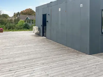 outside