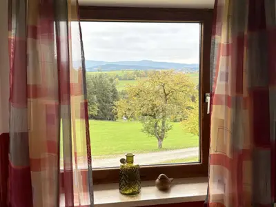 Aussicht vom Ferienhaus [Sommer]