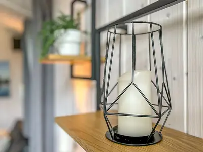 Wohnzimmer mit Dekoratives Detail