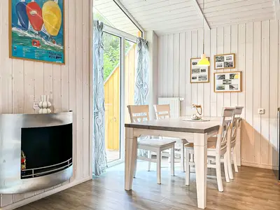 Essbereich im Wohnzimmer