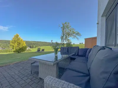 Aussicht vom Ferienhaus [Sommer]