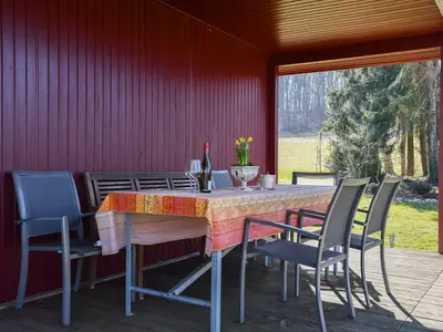 Sitzplatz auf der Veranda