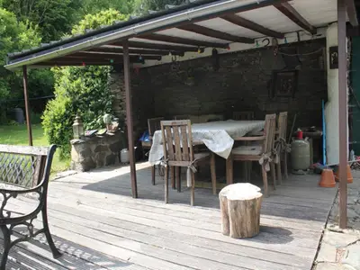 Ferienhaus "Rurtalgarten" - Terrasse