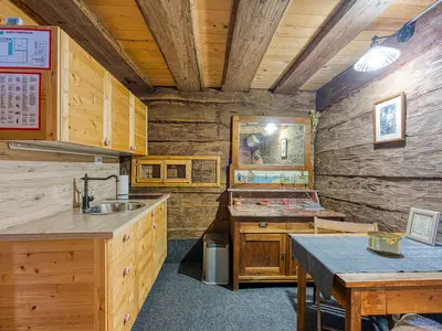 Küche und Essbereich