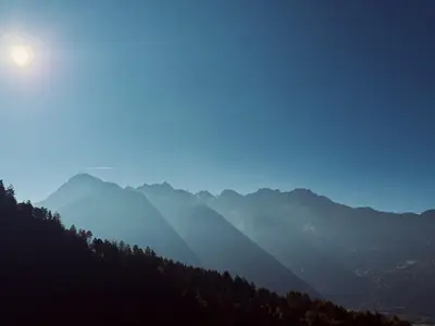 Ausblick auf Rätikon-Gebirge
