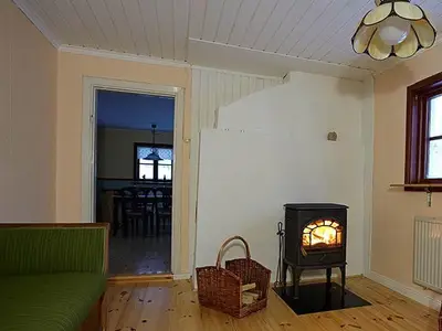 Wohnbereich. Das Kaminzimmer