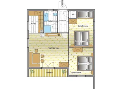 Ferienhaus für 6 Personen (57 m²) in Kamperkogel 3/10