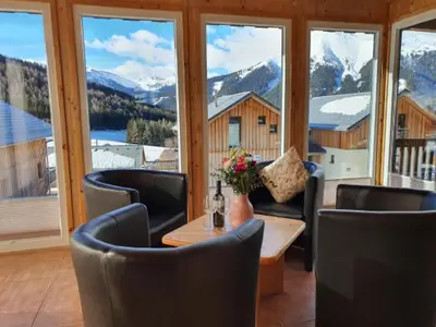 Aussicht vom Ferienhaus [Winter]