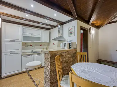 Küche und Essbereich