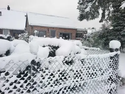 Außenseite Ferienhaus [Winter]