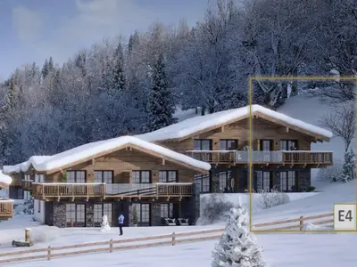 Außenseite Ferienhaus [Winter]