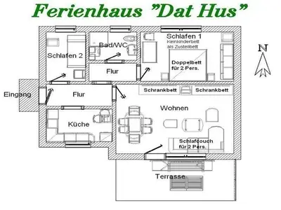 Ferienhaus für 5 Personen (78 m²) in Cuxhaven 10/10