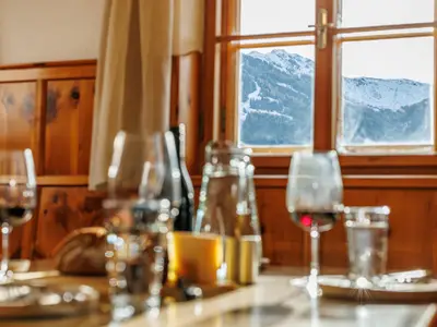 Aussicht vom Ferienhaus [Winter]