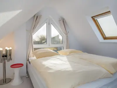 Schlafzimmer im offenen Spitzboden