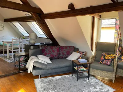 Wohnbereich im Dachgeschoss
