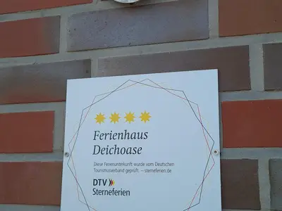 Außenansicht des Ferienhauses Deichoase