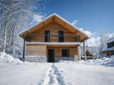 Außenseite Ferienhaus [Winter]