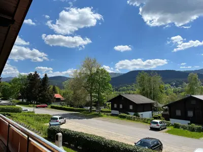 Blick vom Balkon