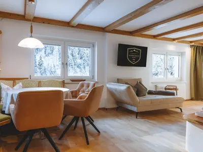 Chalet Erdgeschoss / Wohnzimmer