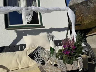 Villa Verdi, Altaussee, Terrasse Sitzplatz