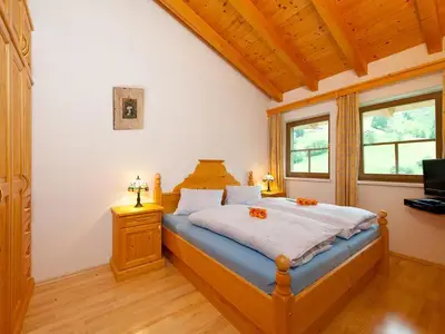Ferienhaus Hochkönig - Schlafzimmeransicht 1