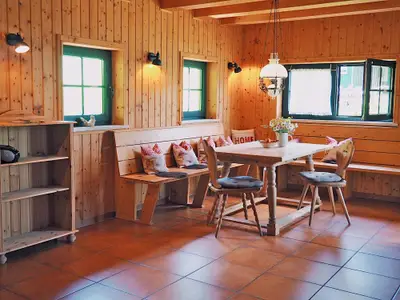 Waldhaus: Sitzecke in der Küche