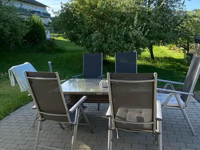 Sitzecke im Außenbereich