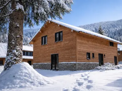 Außenseite Ferienhaus [Winter]
