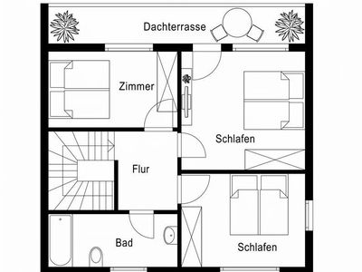 Grundriss Obergeschoss