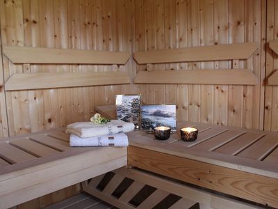 Sauna im Garten