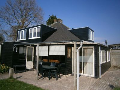 Terrasse. Ferienhaus