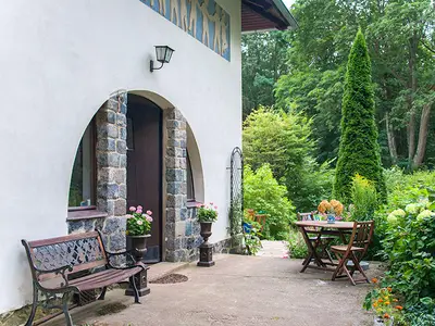 outside