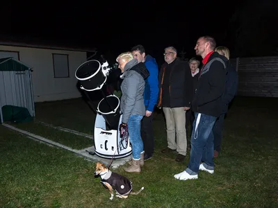 Am großen Teleskop