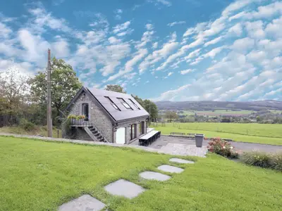 Aussicht vom Ferienhaus [Sommer]
