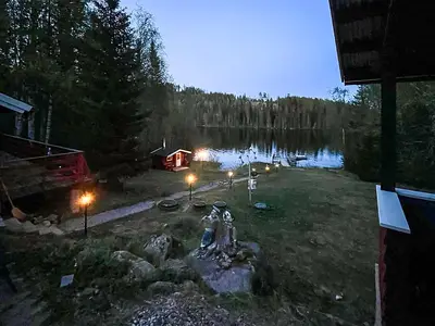 outside