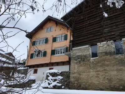 Ferienhaus Altes Pfarrhaus - Ansicht Winter