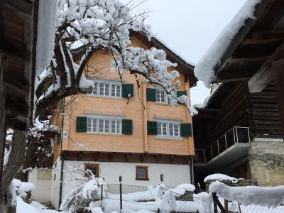 Ferienhaus Altes Pfarrhaus - Ansicht Winter